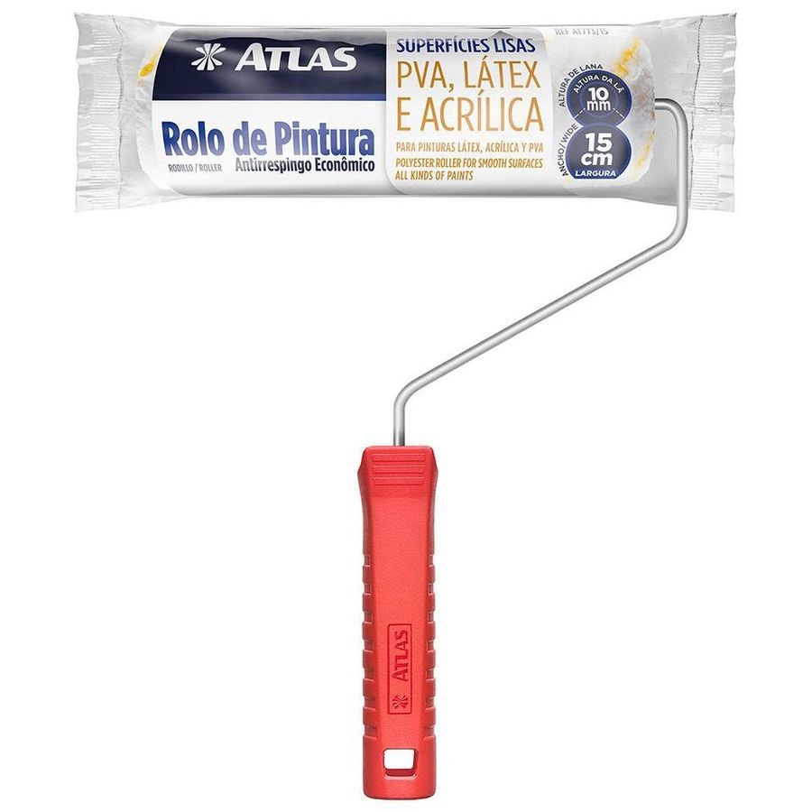 Rolo de Pintura Antiresp la 15cm Atlas
