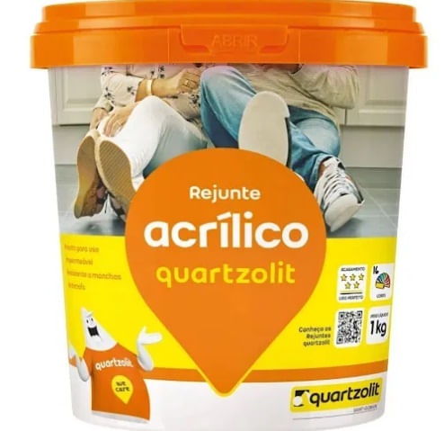 Rejunte Acrilico Palha 1kg - Quartzolit
