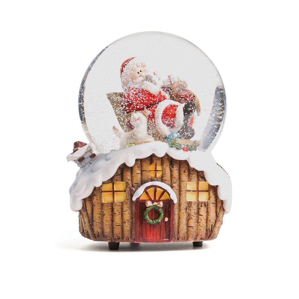 Globo Papai Noel no Telhado mul 1690802