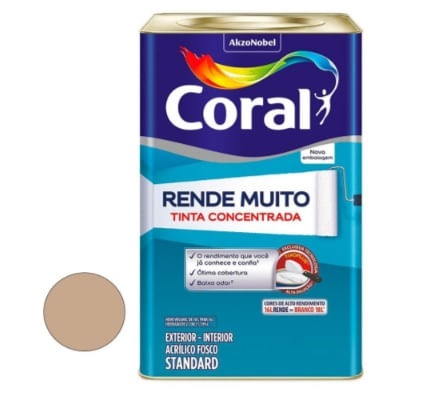 Tinta Rende Muito Camurça 16 litros - Coral