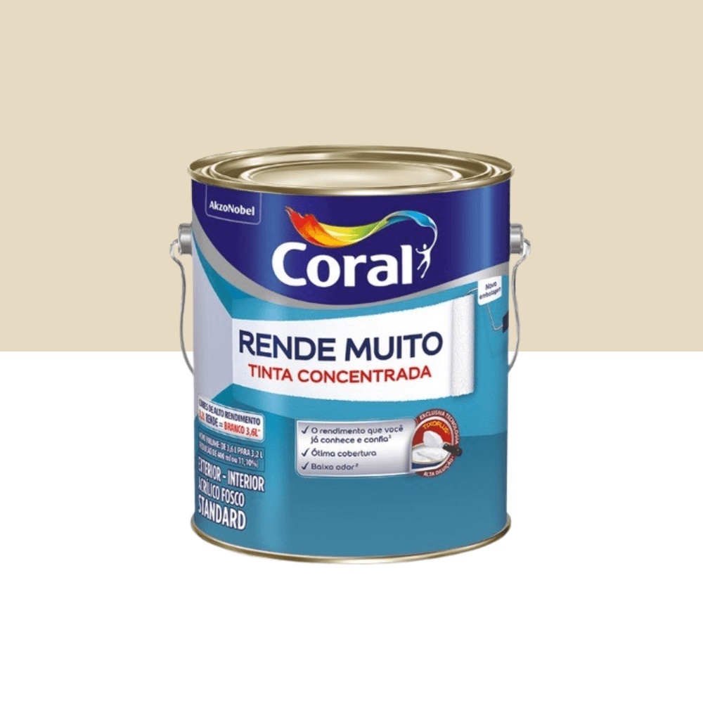 Tinta Rende Muito Areia 3,2 Litros Coral