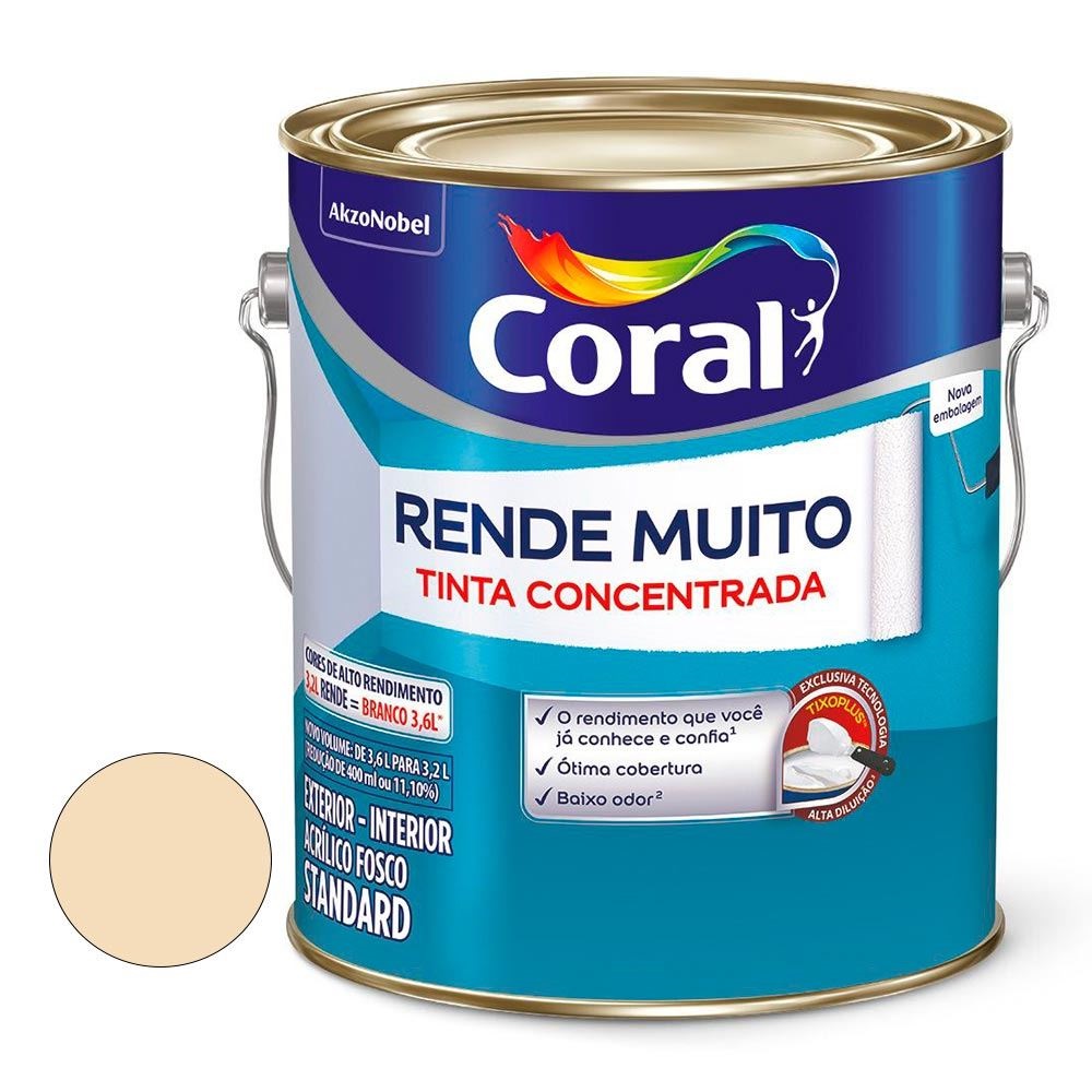Tinta Rende Muito Palha 3.2l Coral
