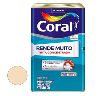 Tinta Rende Muito Marfim 16l Coral