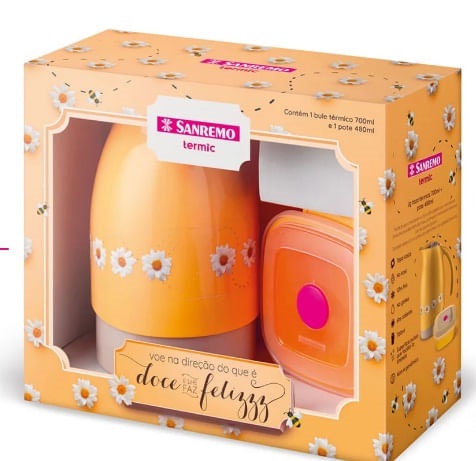 Cj Bule 700ml+pote 480ml Sr1011/63