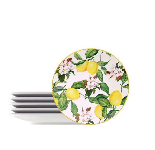 Prato de Sobremesa Carmen Em Porcelana 21cm - Tramaontina