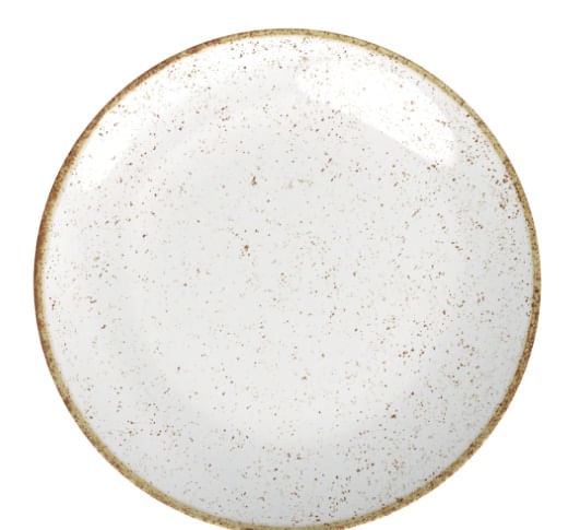 Prato Raso c 28cm Rustico Marrom hs