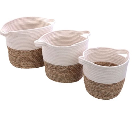 Cesta Alca Junco e Juta mr Grande