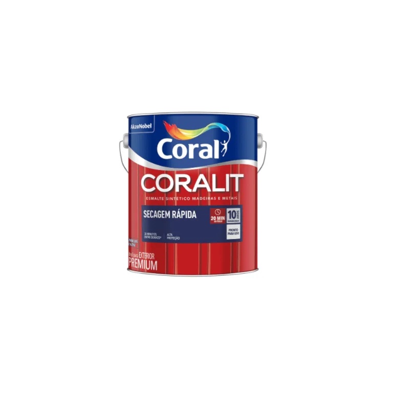 Tinta Esmalte Coralit Tabaco 3 Litros Coral