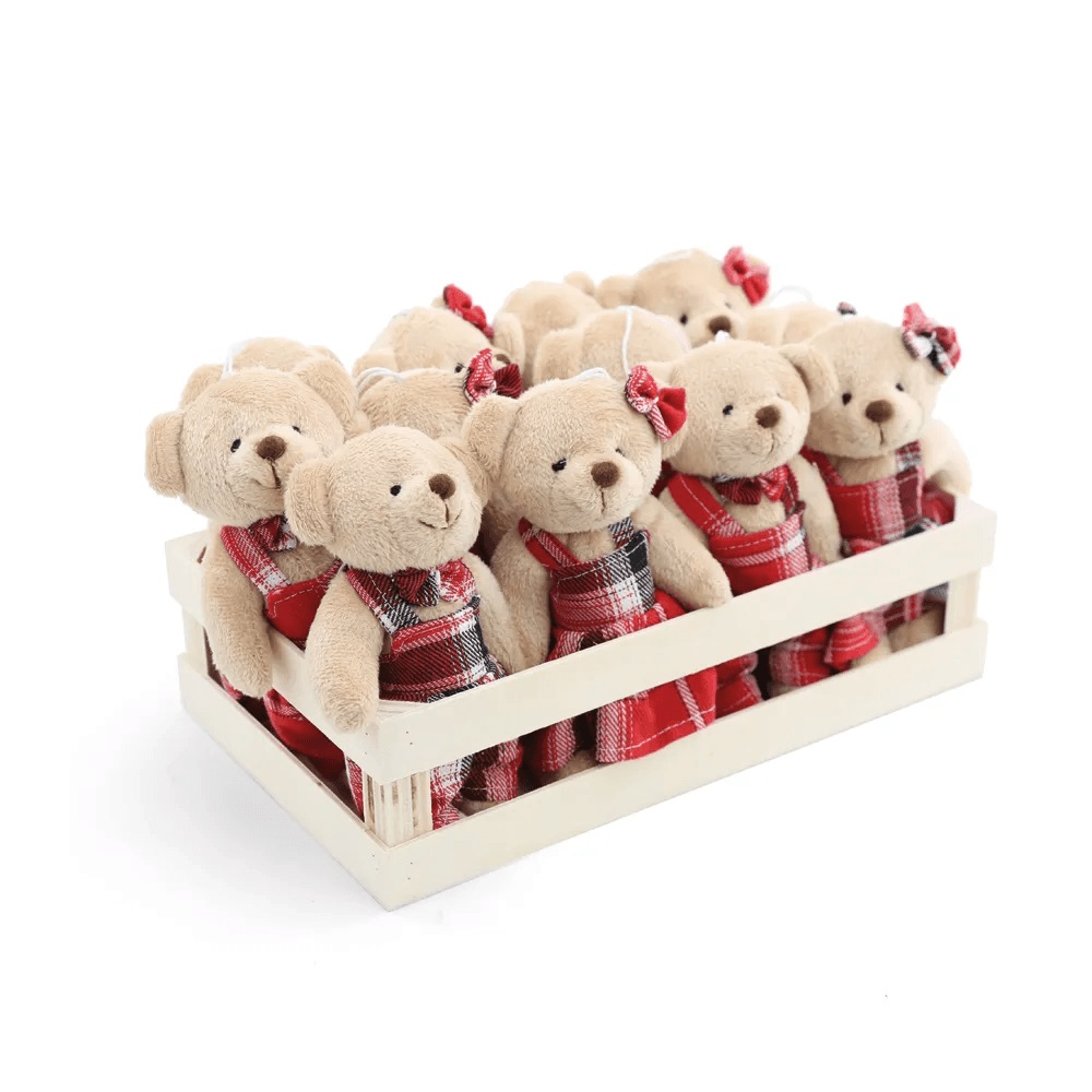 Enf Pend Urso Sortido Xadrez Vm/cm/vd