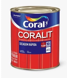 Esmalte Coralit sec rap Aluminio 750ml