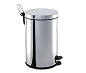 Lixeira Inox C/pedal e Balde 12l Brinox
