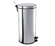 Lixeira Inox C/pedal e Balde 30l Brinox
