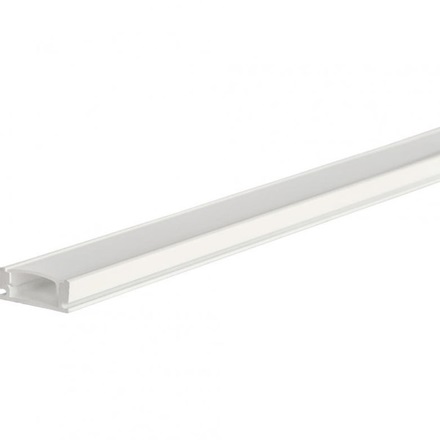 Perfil Embutir Al Way  2 Metros 24x14,2mm Branco Llum