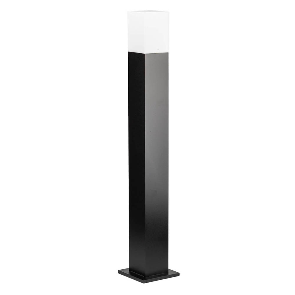 Balizador Garten Aluminio 1XE27 Preto Fosco Blumenau