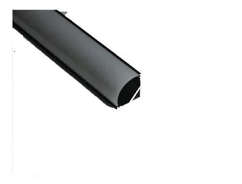 Perfil Embutir Al Way 2 Metros 24x14mm Preto Llum