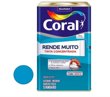 Tinta Rende Muito Oceano 16 litros - Coral