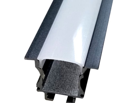 Perfil Embutir 24,2x14,3mm 2 Metros Nitrolux