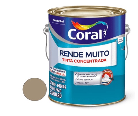 Tinta Rende Muito Concreto 3.2l Coral