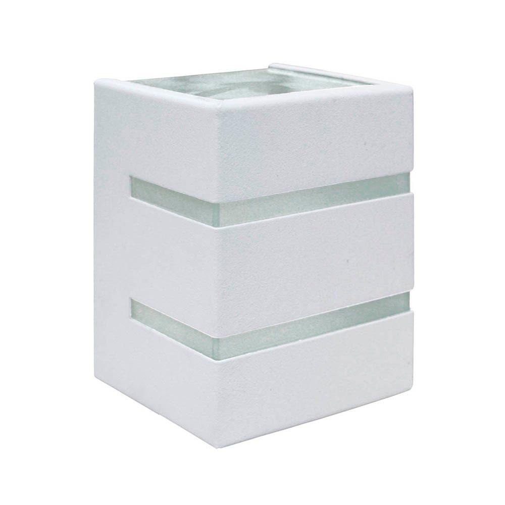 Arandela Quadro Aleta aco 2 Fachos bc bl