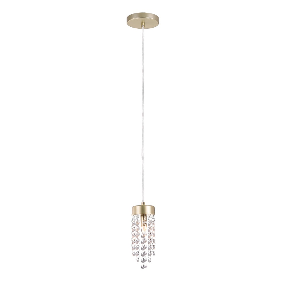 Pendente Cristal Light g9 Dourado Blumen