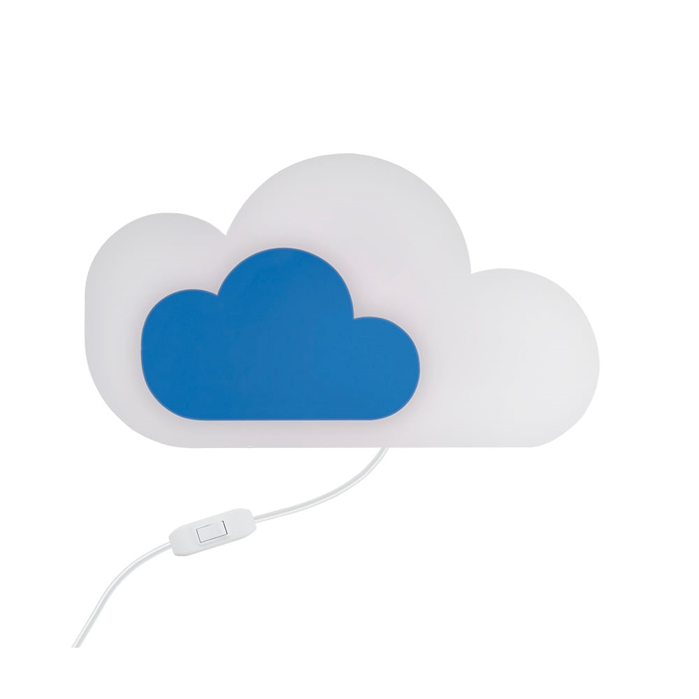 Arandela Nuvem Cloud 30cm Azul Blumenau