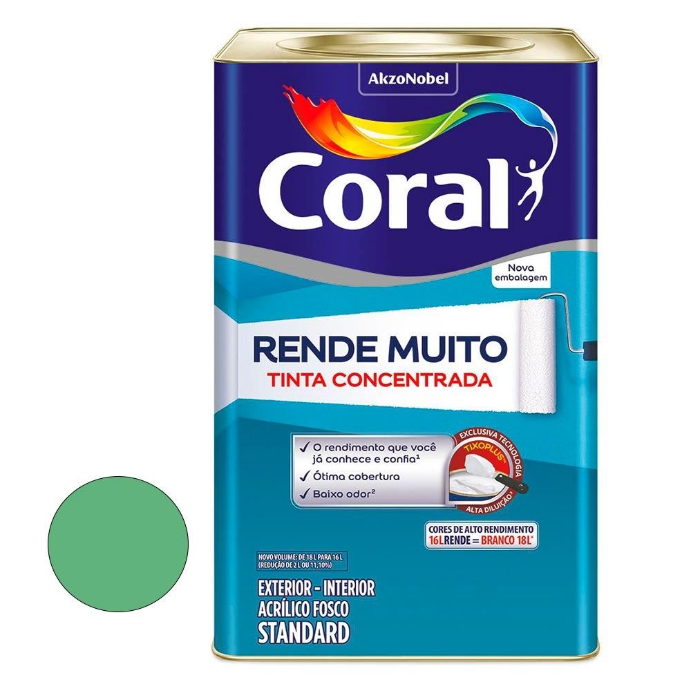 Tinta Rende Muito Verde Angra 16 litros Coral