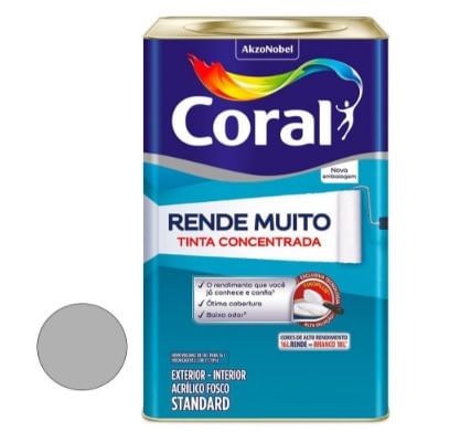 Tinta Rende Muito Tubarão Branco 16 Litros - Coral