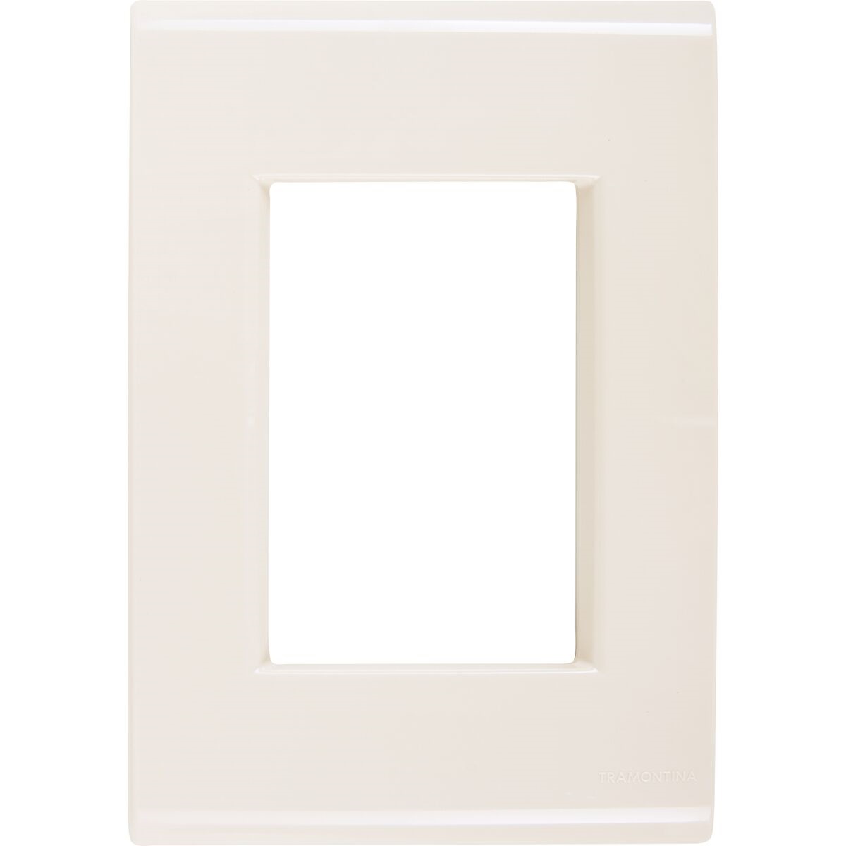 Placa+sup 3 Postos 4x2 Bege liz Tramonti