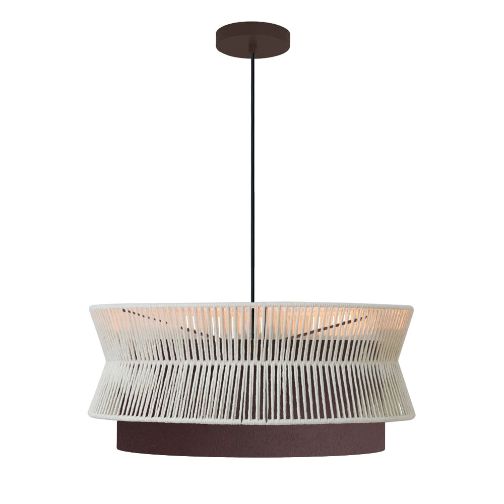 Pendente Gaia 60cm Corten 1xe27 Blumenau