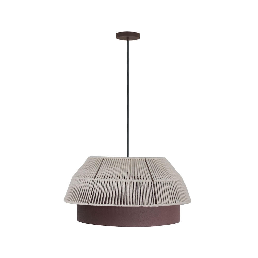 Pendente Gaia 50cm Corten 1xe27 Blumenau