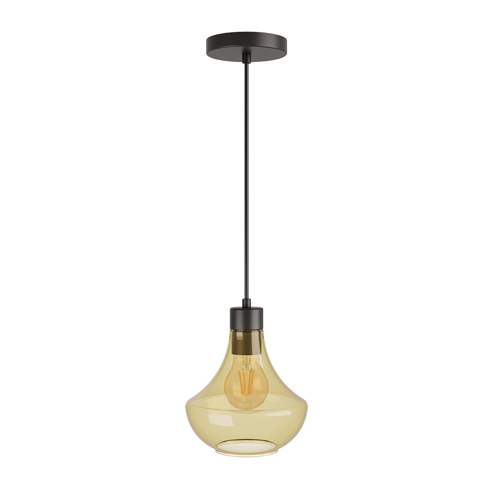 Pendente Verbena vd Ambar 1xe27 pt Blume