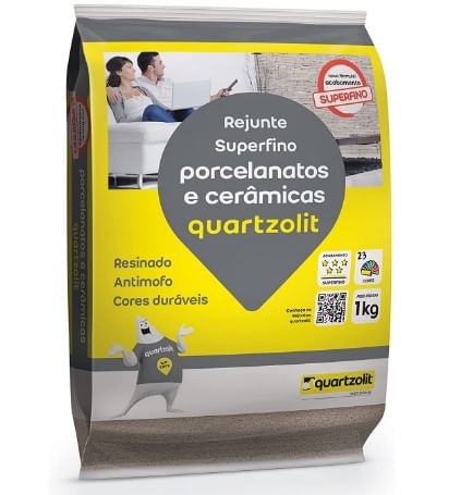 Rejunte Porcelanato Branco 1kg - Quartzolit