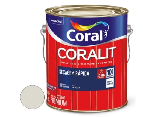Esmalte Coralit Brilhante Branco Gelo 3 Litros - Coral