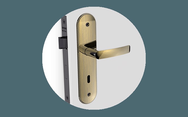 Fechadura Pali Reta int Brass 40x53 Sopr