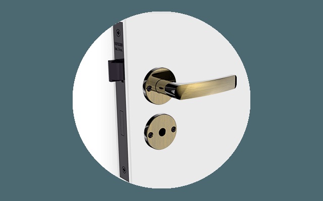 Fechadura Palireta ban Brass 40x53 Ros23