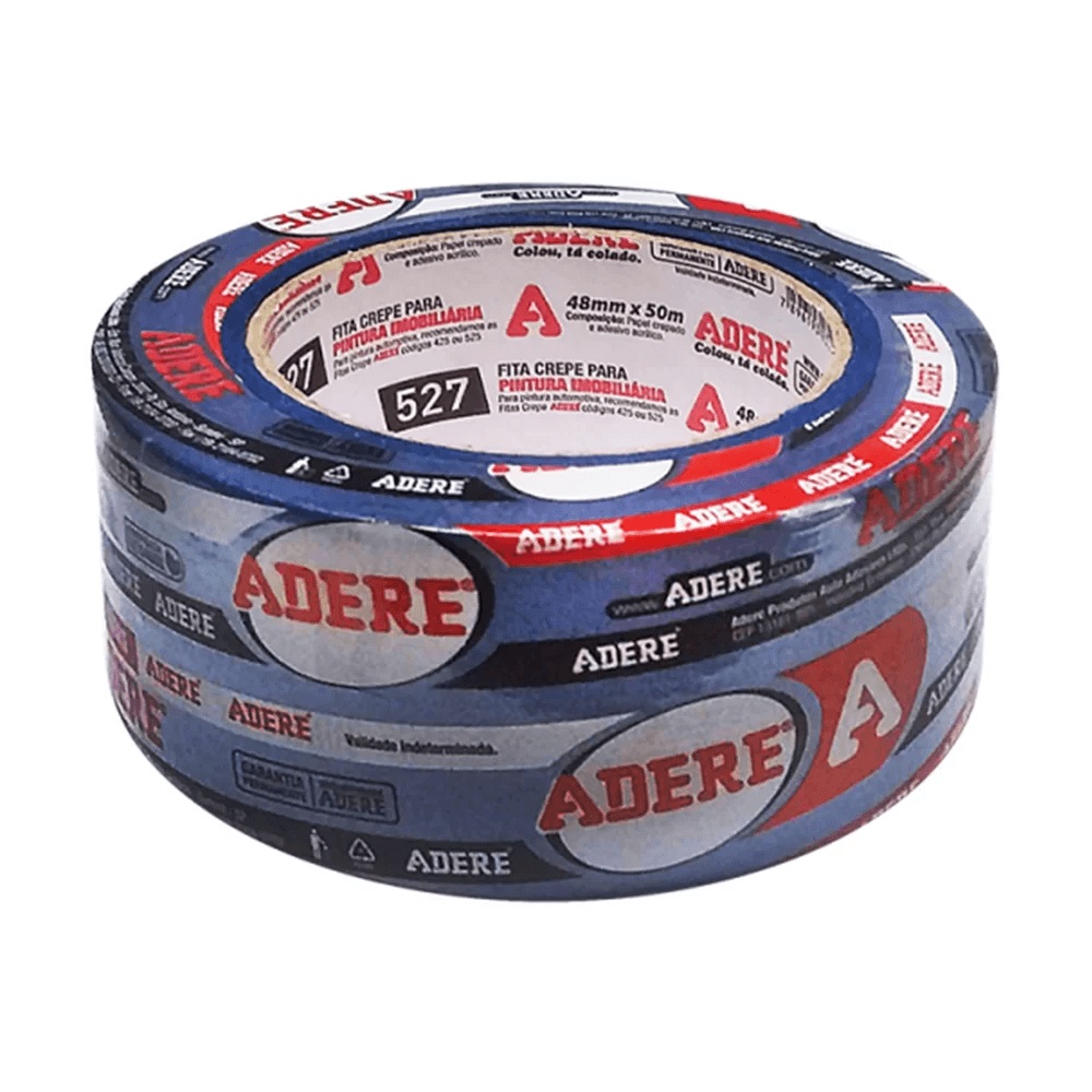 Fita Crepe P/pintura 48mmx50m Azul Adere