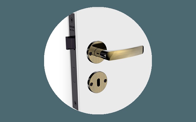 Fechadura Palireta int Brass 40x53 Ros23