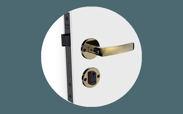 Fechadura Palireta ext Brass 40x53 Ros23