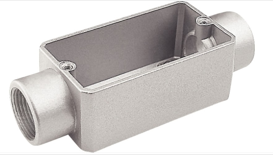 Condulete de Aluminio c C/rosca 1” s tra