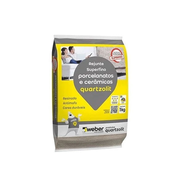 Rejunte Porcelanatos E Ceramicas Caramelo 1kg Quartzolit