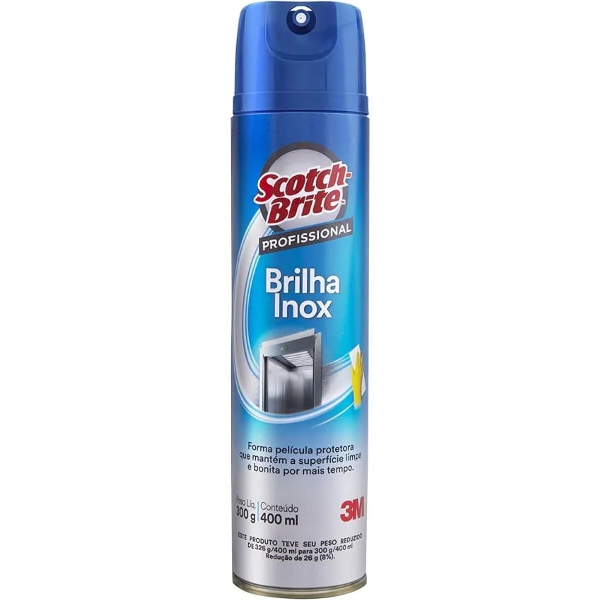 Brilha Inox Scotch-brite 400ml 3m
