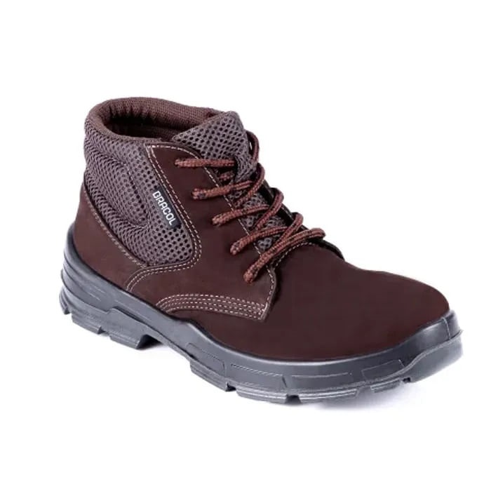 Bota Fech.cadarço Nobuck Marrom 42 bsb