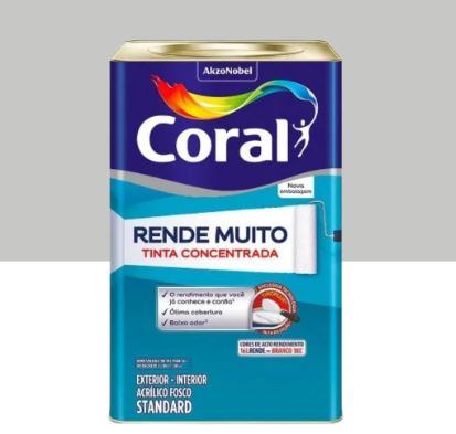 Tinta Rende Muito Cinza Alpino 16 litros - Coral