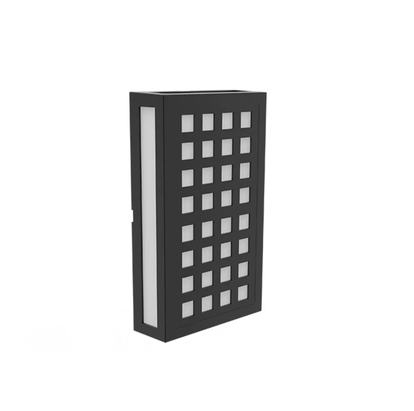 Arandela Cobogo qd pt 12w 3000k Avant