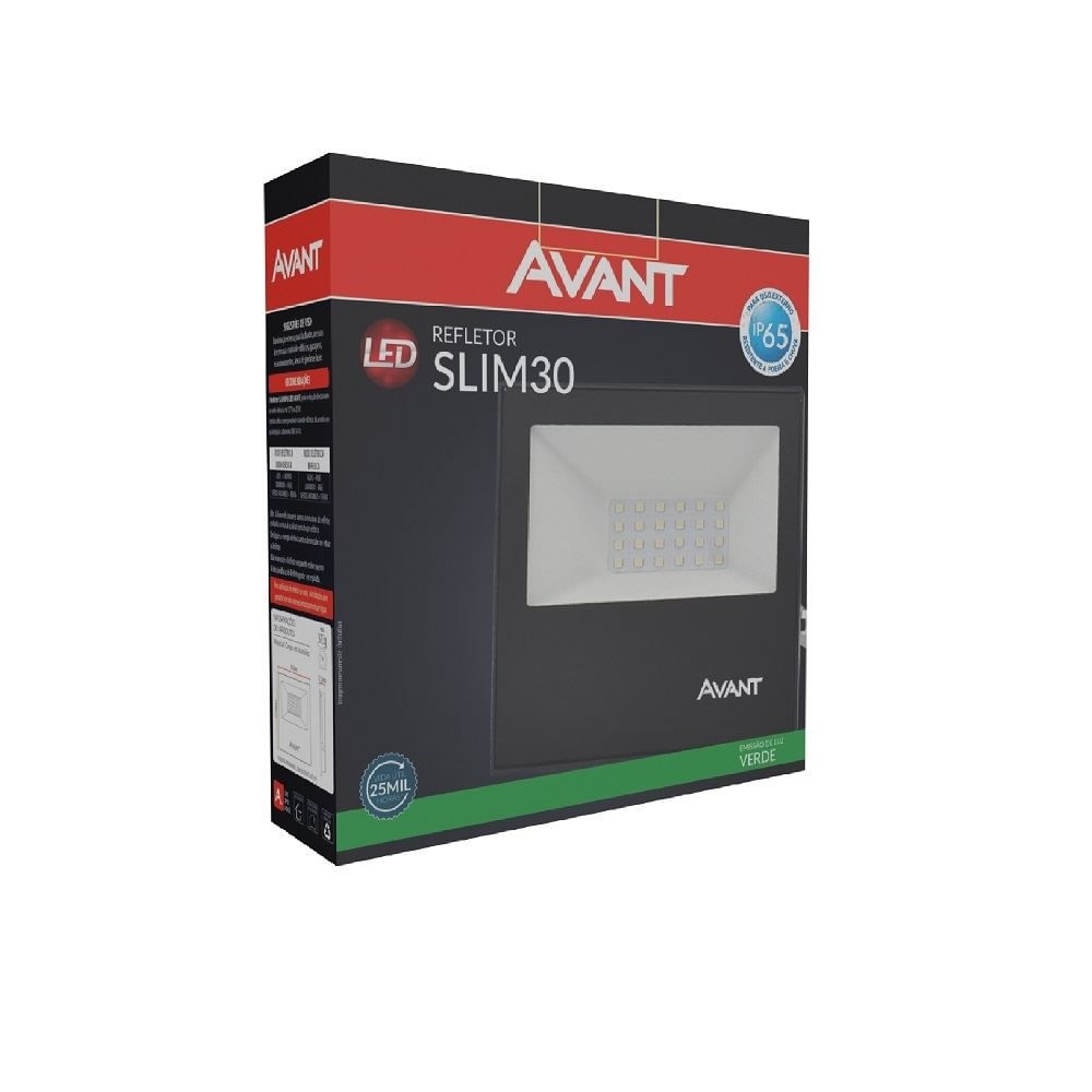 Refletor led 30w Verde Avant