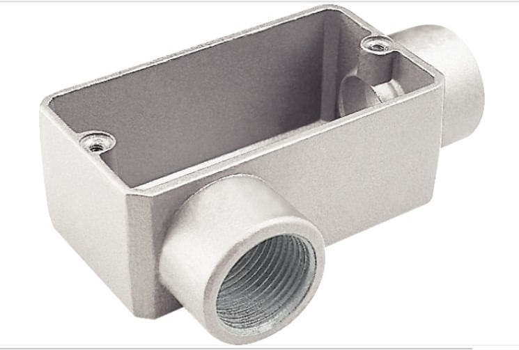 Condulete de Aluminio lr C/rosca 2 Tram