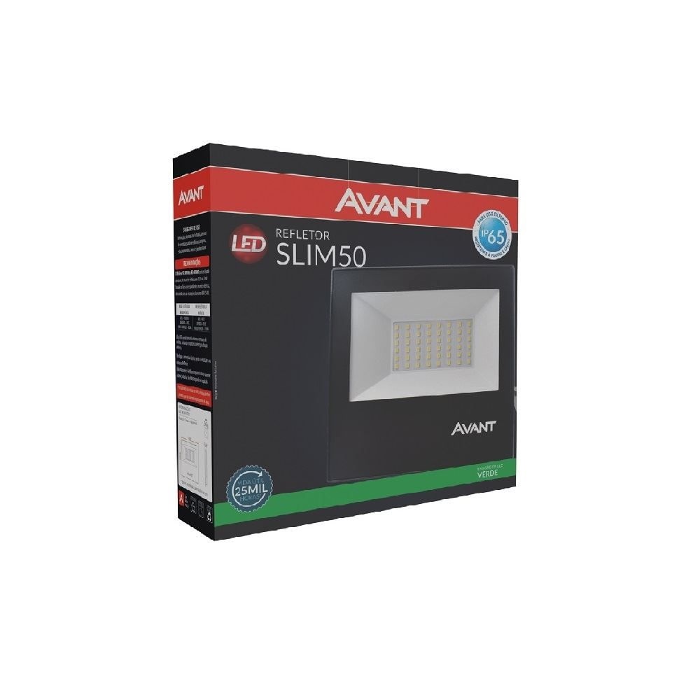 Refletor led 50w Verde Avant