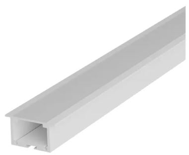 Perfil Embutir Risque 24x15mm 2 Metros Branco Fosco Avant