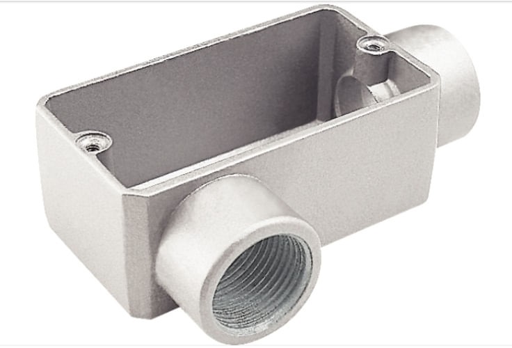 Condulete de Aluminio lr S/rosca 3/4” tr