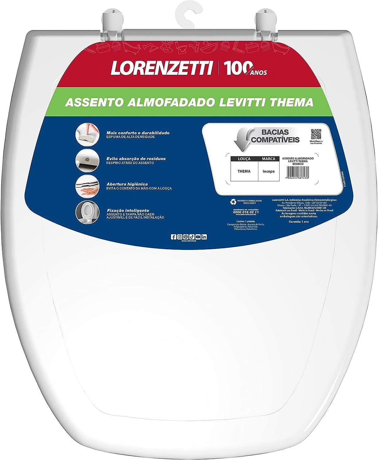 Assento Sanit Almofadado br Thema